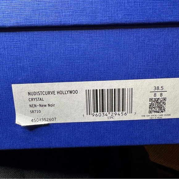 STUART WEITZMAN  Nudist Hollywood Metallic Platform
Sandals In Silver SIZE 8 B - Picture 9 of 9